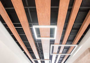 Реечный потолок ARFA woodcub (якорные)